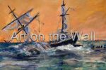 w   The Wreck of the Melmerby   Susan P. Breen  Acrylic   225.00
