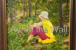w   Tired Young Hiker   Cathy Leeming  Oil   550.00